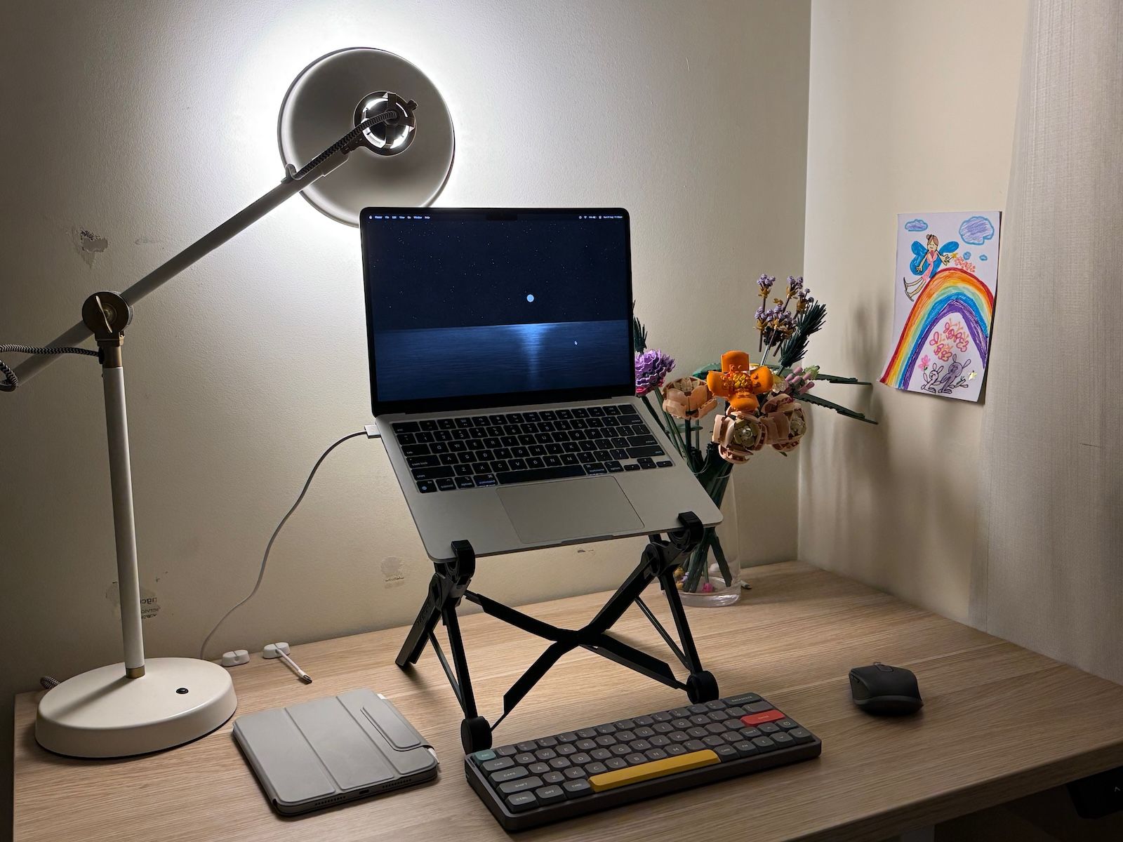 My desk, in all its quiet glory